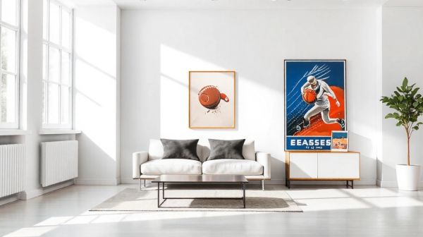 10 idées créatives pour utiliser des posters de sport dans votre déco