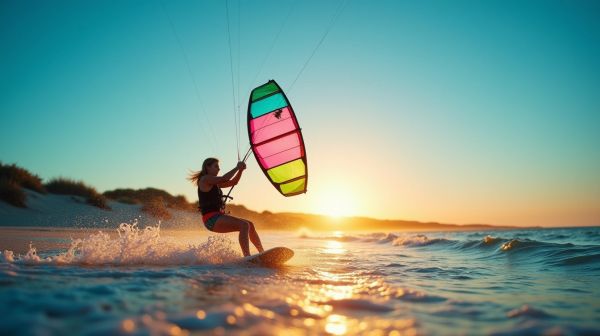 Choisir une aile de kitesurf adaptée à votre niveau et style